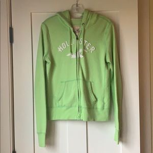 Zip up Hollister hoodie